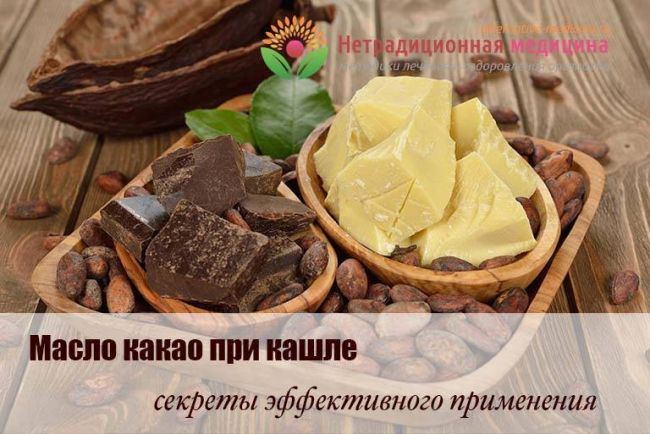 Как принимать масло какао от кашля?