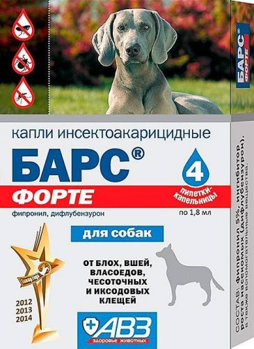 Инструкция по использованию капель от блох барс для кошек