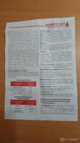 Описание препаратов нефросан и нефросан форте