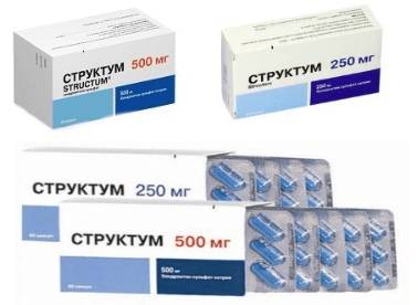 Таблетки структум инструкция по применению