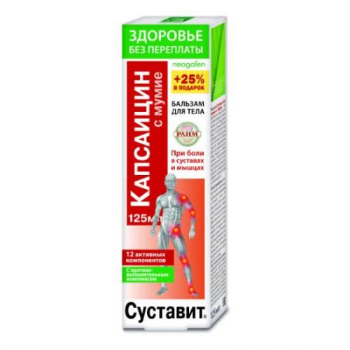 Мази с капсаицином - названия мазей, описание и отзывы
