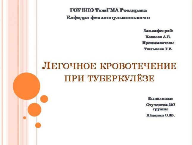 Кровохарканье