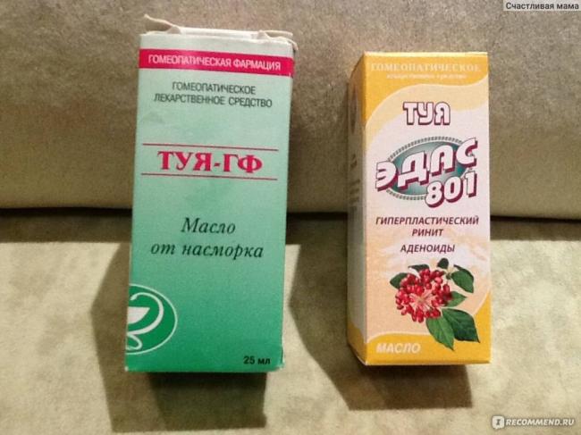 Масло туи в нос – эдас 801: инструкция по применению