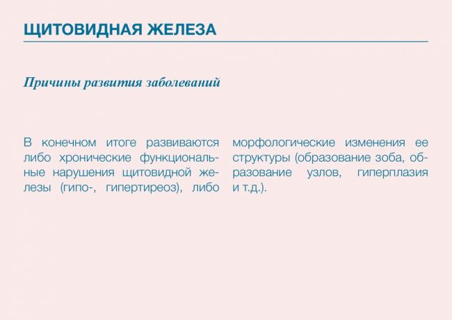 Полный перечень причин болезней щитовидки