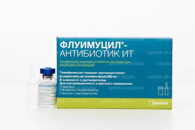 Отзывы о препарате флуимуцил-антибиотик ит