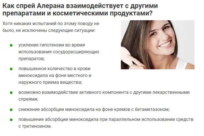 Алерана Alerana - инструкция по применению
