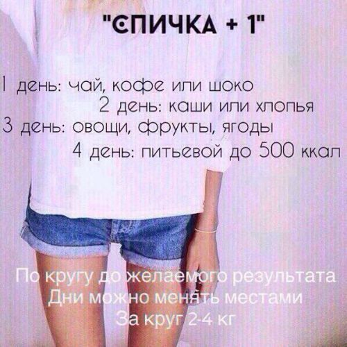 Диета «спичка» (каша, овощной суп, винегрет)