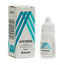 Глазные капли аломид