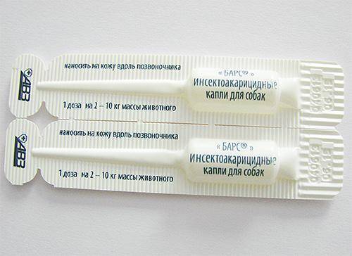 Инструкция по использованию капель от блох барс для кошек