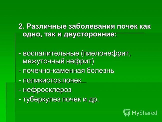 Нефросклероз почек — что это такое, симптомы и исход заболевания