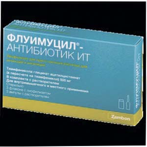 Флуимуцил-антибиотик ит: применение для ингаляций