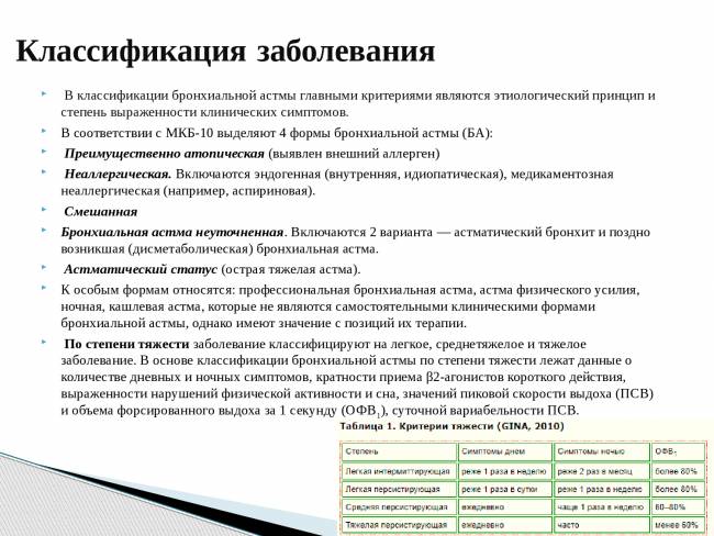 Меры реабилитации при бронхиальной астме у взрослых и детей