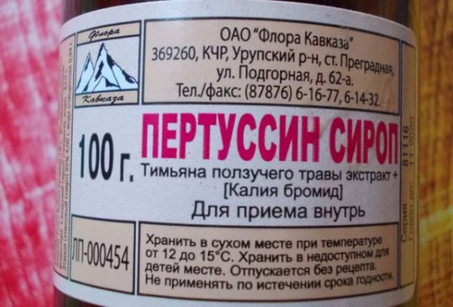 Пертуссин-Ч Pertussin-C инструкция по применению
