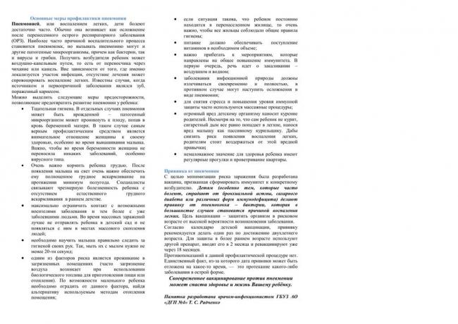 Разновидности осложнений пневмонии