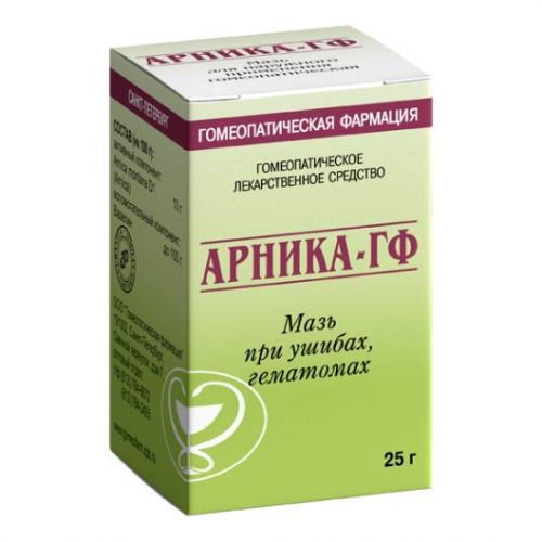 Инструкция по применению гомеопатической мази «арника»
