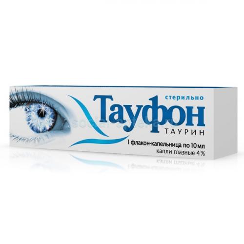 Тауфон глазные капли. инструкция по применению, польза и вред, цена, аналоги