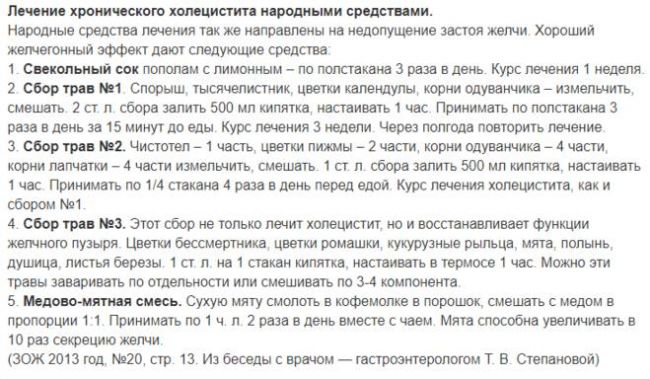 Хронический холецистит