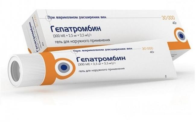 Гепатромбин гель при геморрое