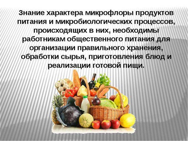 Бактерии, живущие в пищевых продуктах