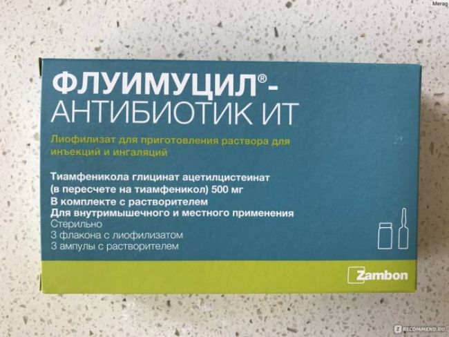 Флуимуцил-антибиотик ит для ингаляций