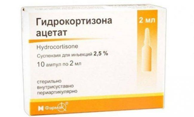 Гидрокортизона ацетат суспензия инструкция по применению