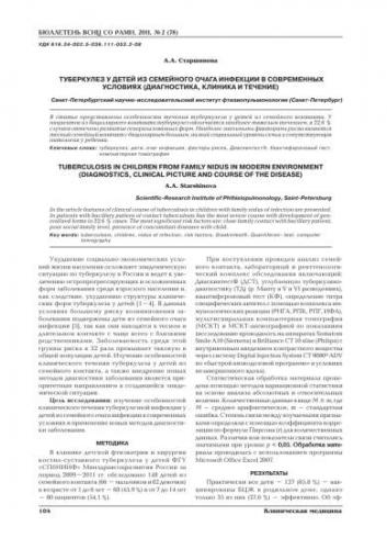 Открытая форма туберкулеза