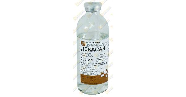 Декасан: инструкция по применению, цена, советы по выбору производителя и подбор аналогов препарата