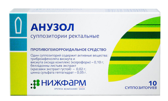 Инструкция по применению свечей анузол