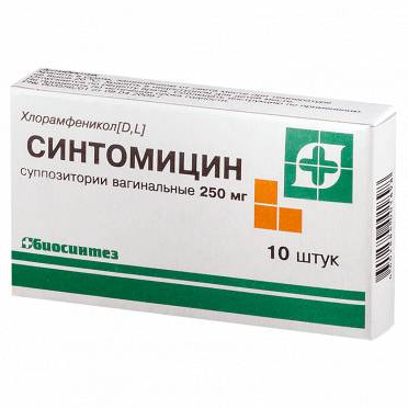 Линимент синтомицина и синтомицин свечи