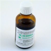 Капли зеленина