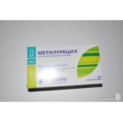 Метилурацил при геморрое: свечи и мазь