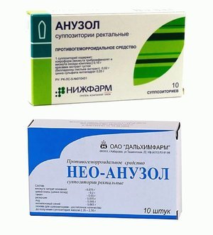 Анузол свечи