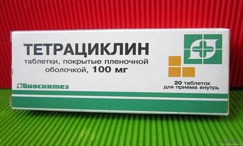 Тетрациклин таблетки