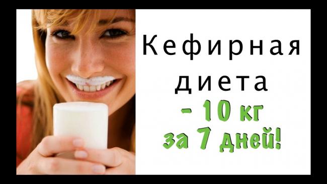 Огуречно-кефирная диета для похудения - за 7 дней до результата