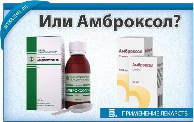 Амброксол и таблетки от кашля