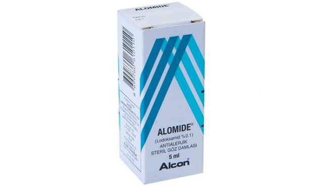 Капли глазные «аломид»
