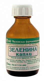 Капли зеленина: для чего предназначены и как принимать?