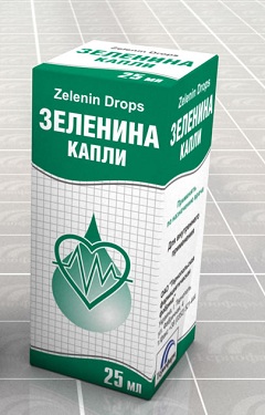 Капли зеленина показания к применению