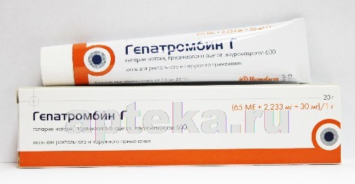 Гепатромбин г мазь: отзывы при геморрое, инструкция по применению