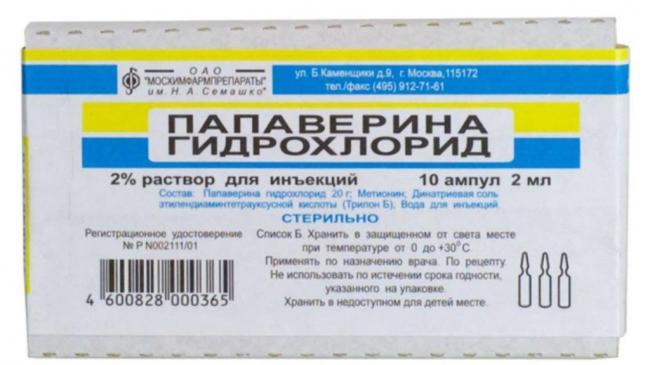Папаверин для кошек инструкция по применению