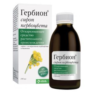 Лекарство от влажного кашля геделикс