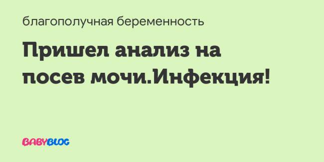 Escherichia coli в посеве на флору у женщин при беременности