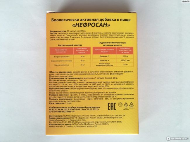 Нефросан форте отзывы