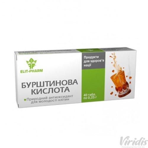 Применение янтарной кислоты