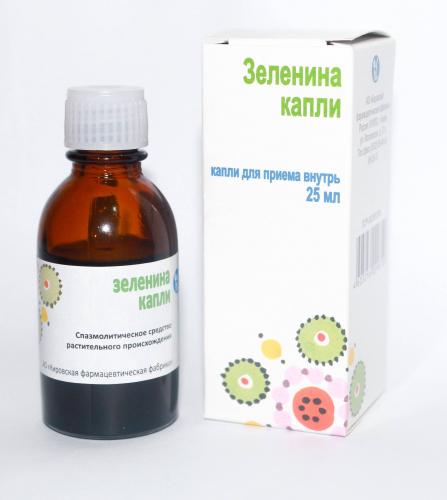 Отзывы о препарате зеленина капли