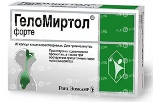 Геломиртол форте – инструкция по применению, цена, отзывы, аналоги