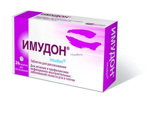 Имудон - инструкция по применению, аналоги, отзывы и формы выпуска (таблетки для рассасывания) лекарственного препарата для лечения ангины, стоматита и фарингита у взрослых, детей и при беременности