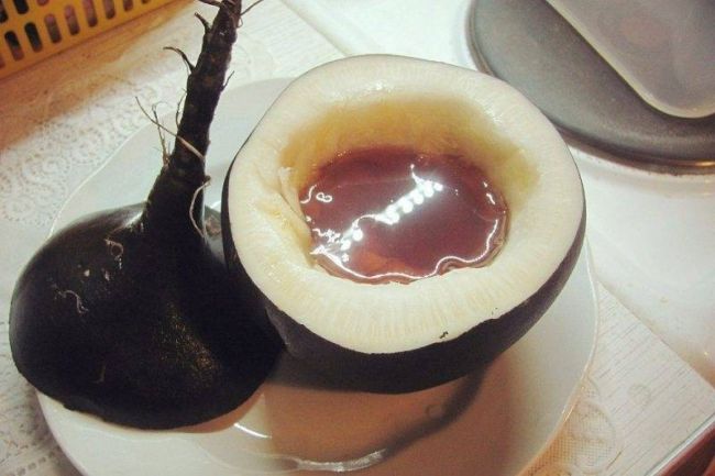 Черная редька с медом от кашля, рецепт