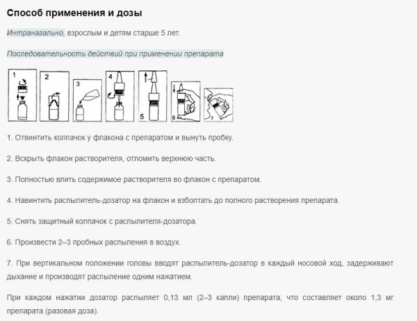 Синуфорте - инструкция по применению, аналоги, отзывы и формы выпуска капли или спрей в нос - порошок для приготовления раствора для интраназального введения лекарства для лечения гайморита у взрослых, детей и при беременности