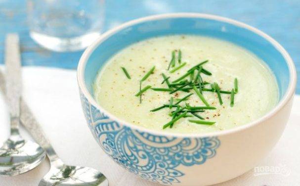 Суп-пюре из кабачков